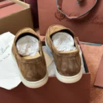 Loro Piana Summer Walk Men's Suede Moccasin FAE8124 HA85 - Image 5