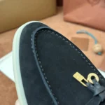 Loro Piana Summer Charms Walk Women's Suede Moccasin FAE5444 8000 - Image 5