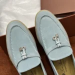 Loro Piana Summer Charms Walk Women's Suede Moccasin FAE5444 60EU - Image 6