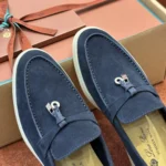 Loro Piana Summer Charms Walk Women's Suede Moccasin FAE5444 W000 - Image 6
