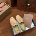 Loro Piana Summer Charms Walk Women's Suede Moccasin FAE5444 303J - Image 6