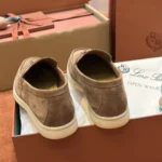 Loro Piana Summer Charms Walk Women's Suede Moccasin FAE5444 50KZ - Image 5
