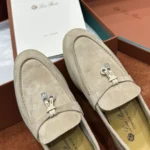 Loro Piana Summer Charms Walk Women's Suede Moccasin FAE5444 D0EE - Image 6