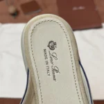 Loro Piana Charms Walk Babouche Women's Suede Mule FAL5900 2096 - Image 5