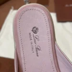 Loro Piana Charms Walk Babouche Women's Suede Mule FAL5900 3782 - Image 6
