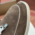 Loro Piana Charms Walk Babouche Women's Suede Mule FAL5900 H0X4 - Image 5