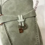 Loro Piana Babouche Charms Walk Women's Suede Mule FAI1543 507C - Image 6
