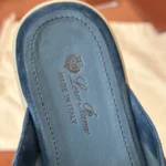 Loro Piana Babouche Charms Walk Women's Suede Mule FAI1543 W1CZ - Image 6