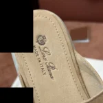 Loro Piana Babouche Charms Walk Women's Suede Mule FAI1543 DOIW - Image 6