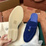 Loro Piana Babouche Charms Walk Women's Suede Mule FAI1543 60DT - Image 5