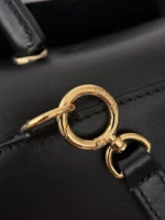 Chanel Handle Flap Briefcase Black Gold - Image 7