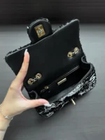 Chanel CF Sequined SO Handbag 21cm - Image 7