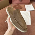 Loro Piana Babouche Walk Men's Suede Mule FAM3488 HOVY - Image 7