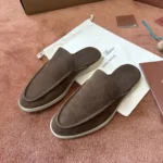 Loro Piana Babouche Walk Men's Suede Mule FAM3488 H0X4