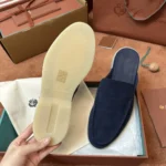 Loro Piana Babouche Walk Men's Suede Mule FAM3488 W948 - Image 6
