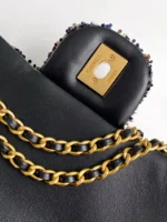 Chanel CF Sequined SO Handbag 21cm - Image 7