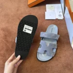 Hermès Chypre Suede Sandal - Image 7