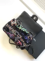 Chanel CF Sequined SO Handbag 21cm - Image 7