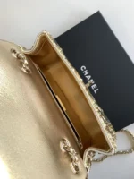 Chanel CF Sequined SO Handbag 21cm - Image 7