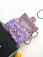 Chanel CF Sequined SO Handbag 21cm - Image 7