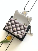 Chanel CF Sequined SO Handbag 21cm - Image 7