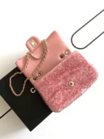 Chanel CF Sequined SO Handbag 21cm - Image 7