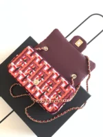 Chanel CF Sequined SO Handbag 21cm - Image 7