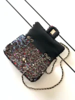 Chanel CF Sequined SO Handbag 21cm - Image 7
