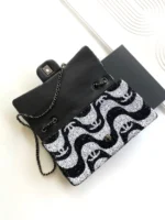 Chanel CF Sequined SO Handbag 21cm - Image 7
