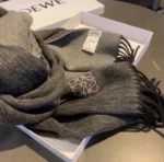 Loewe Anagram Reversible Wool Scarf - Image 7