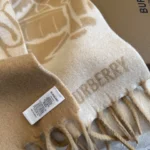 Burberry Equestrian Knight Reversible Cashmere Scarf - Image 7