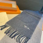 Louis Vuitton LV Embroidered Cashmere Scarf - Image 7