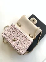 Chanel CF Sequined SO Handbag 21cm - Image 7
