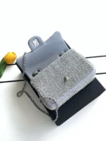 Chanel CF Sequined SO Handbag 21cm - Image 7