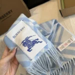 Burberry Check Cashmere Scarf - Image 7