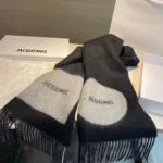 Jacquemus Logo Circle Wool Scarf - Image 7