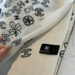 Chanel Iconic Motif Metallic Stole - Image 7