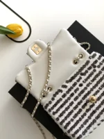 Chanel CF Sequined SO Handbag 21cm - Image 7