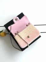 Chanel CF Sequined SO Handbag 21cm - Image 7