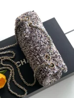 Chanel CF Sequined SO Handbag 21cm - Image 7