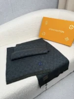Louis Vuitton Monogram Knit Wool Scarf - Image 7