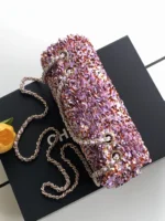 Chanel CF Sequined SO Handbag 21cm - Image 7