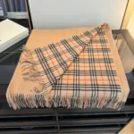 Burberry Check Cashmere Cape - Image 7