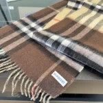 Burberry Check Equestrian Knight Wool Scarf - Image 8