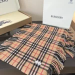 Burberry Vintage Check Cashmere Scarf - Image 7