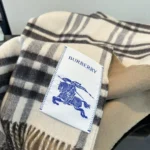 Burberry Check Reversible Cashmere Scarf - Image 7
