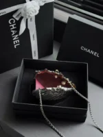 Chanel Silver Oyster Evening Bag - Image 7