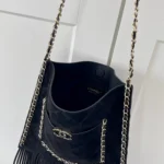 Chanel Vintage Fringe Chain Bag 30cm - Image 7