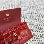 Chanel Crocodile-Embossed Zipped Card Holder - Image 7