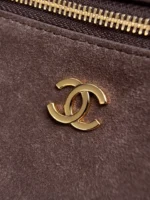 Chanel 26A Suede Vanity Case 23cm - Image 7